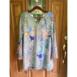 Chiffon Mosaic Printed Dress